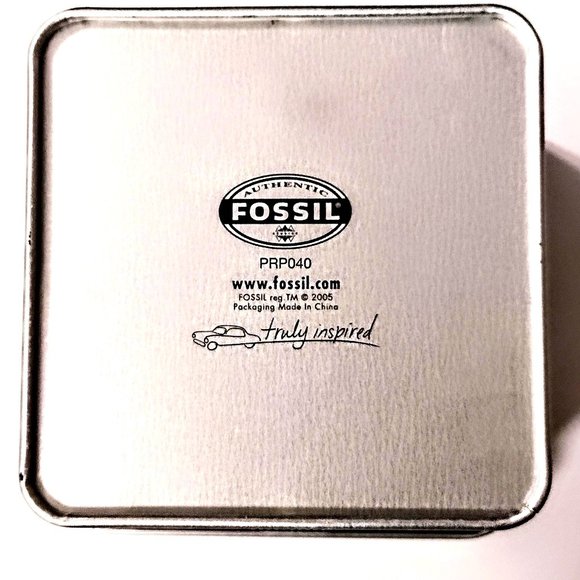 Snap-on Tools FOSSIL Watch in Tin ~ 2005 Old Stock ~ Needs Battery ~ NEW w/Tags - Picture 16 of 16